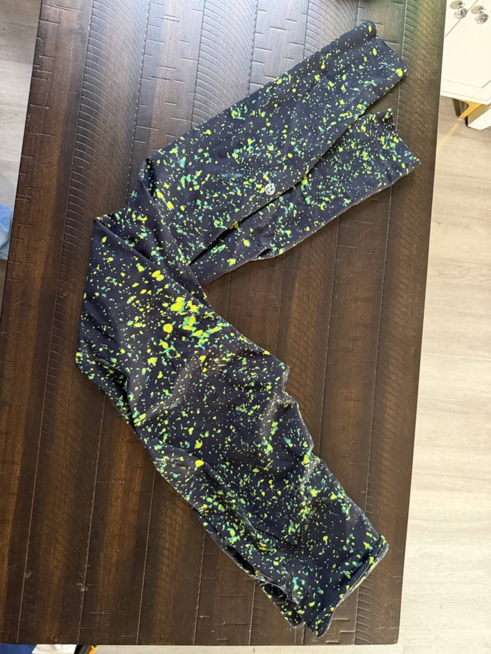 Lulemon women’s Neon Green Splatter
